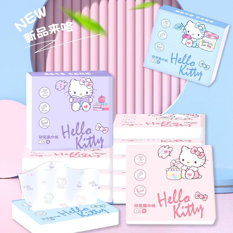 Travel Accessories In Japan - Nieuwe Hello Kitty Zakdoekjes 6-pack Draagbare