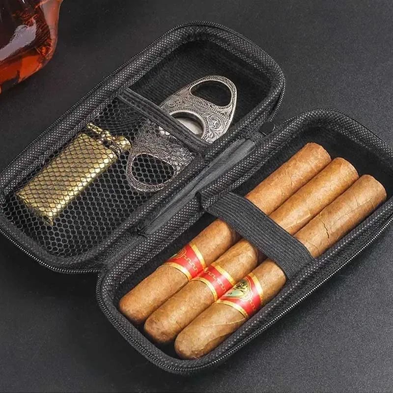 Travel Accessories Pouch - Draagbare sigarenkoffer van EVA, lichtgewicht reistas