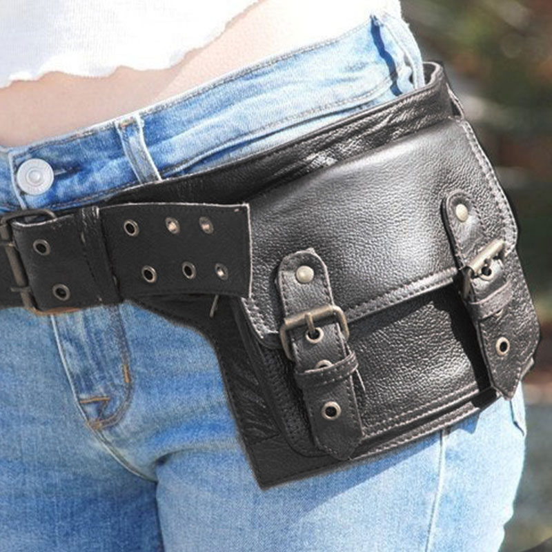Travel Accessories For Europe - Middeleeuwse Steampunk PU lederen Utility riem