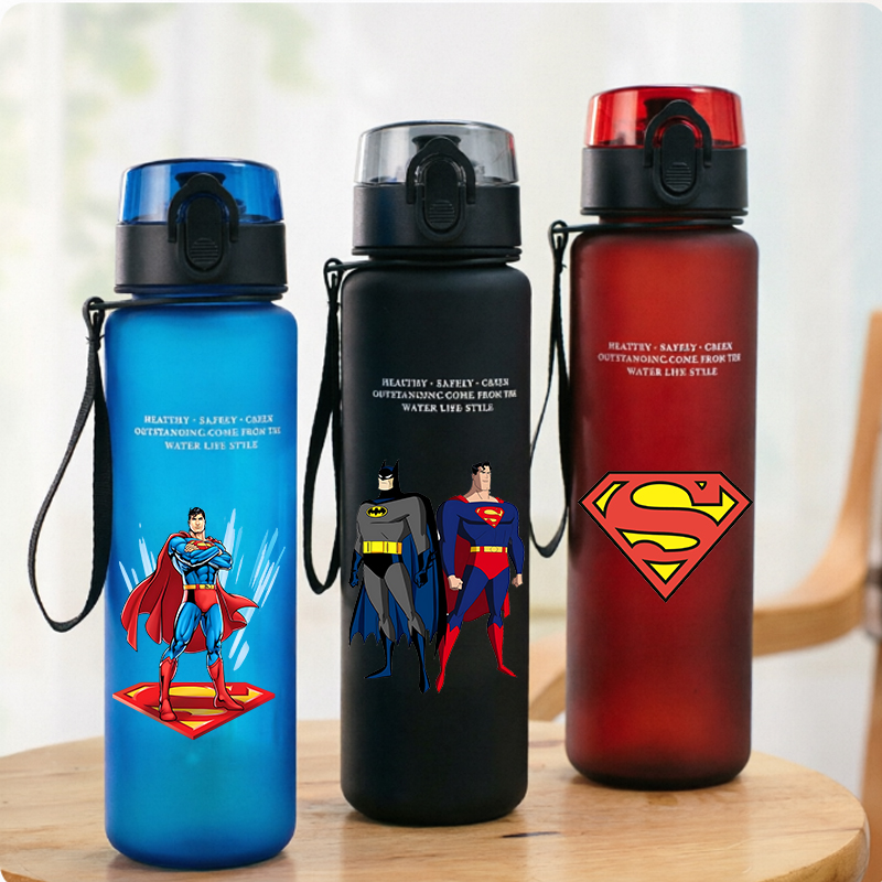 Portable Travel Kettle - 650ml Supermans Sport Waterfles Vrouwen Mannen