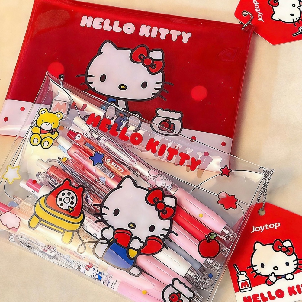 Travel Accessories In Japan - Originele Hello Kitty PVC Snap Pouch