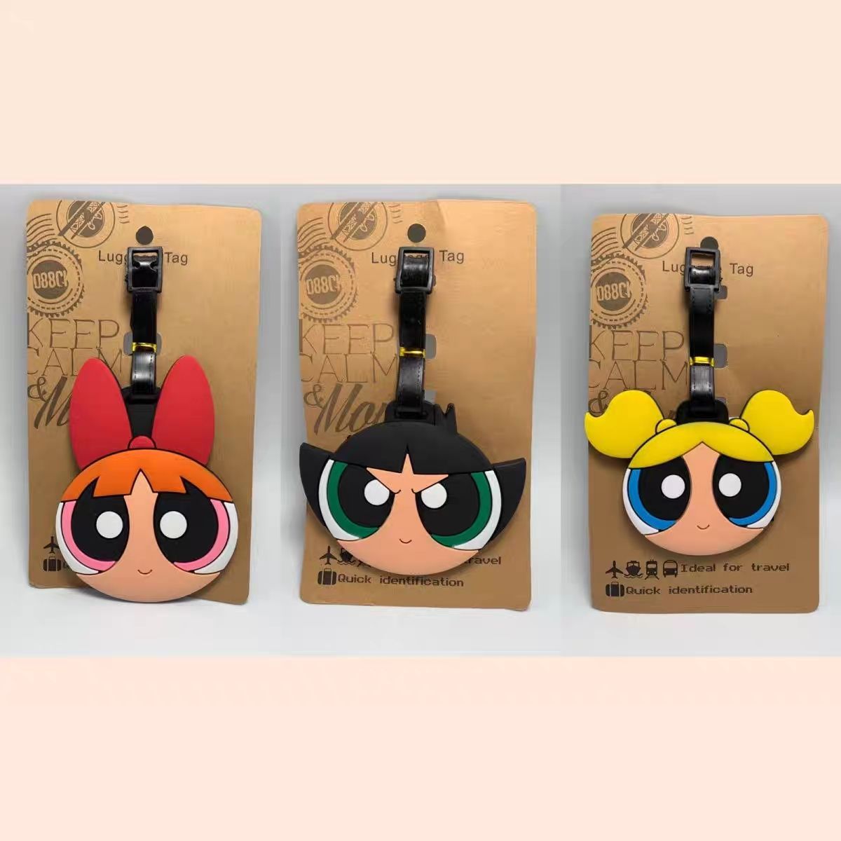 Travel Accessories Pouch - Anime Powerpuff Girls tas hanger Kawaii