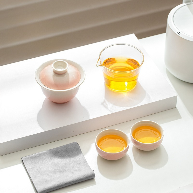 Portable Travel Kettle - Plant Ash Glaze Gradient Reissetje voor