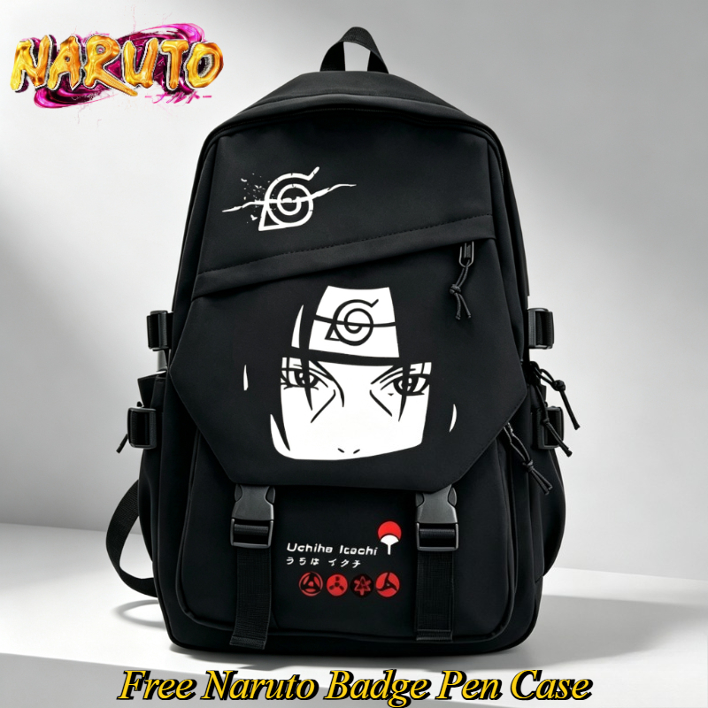 Travel Accessories In Japan - NARUTO Cartoon Rugzak Tweedimensionale Studentenschooltas Draagbare