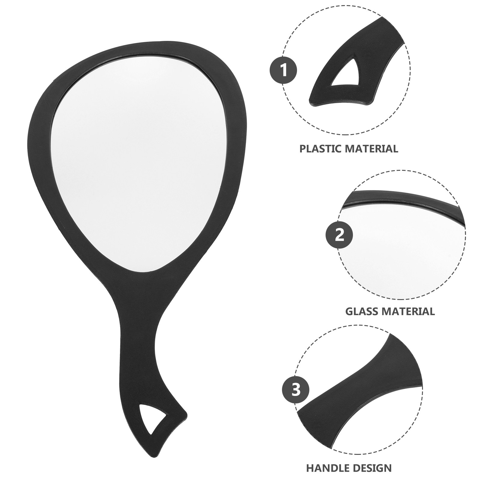 1 stuks draagbare ronde spiege - Travel Accessories Teens recensie en prijs