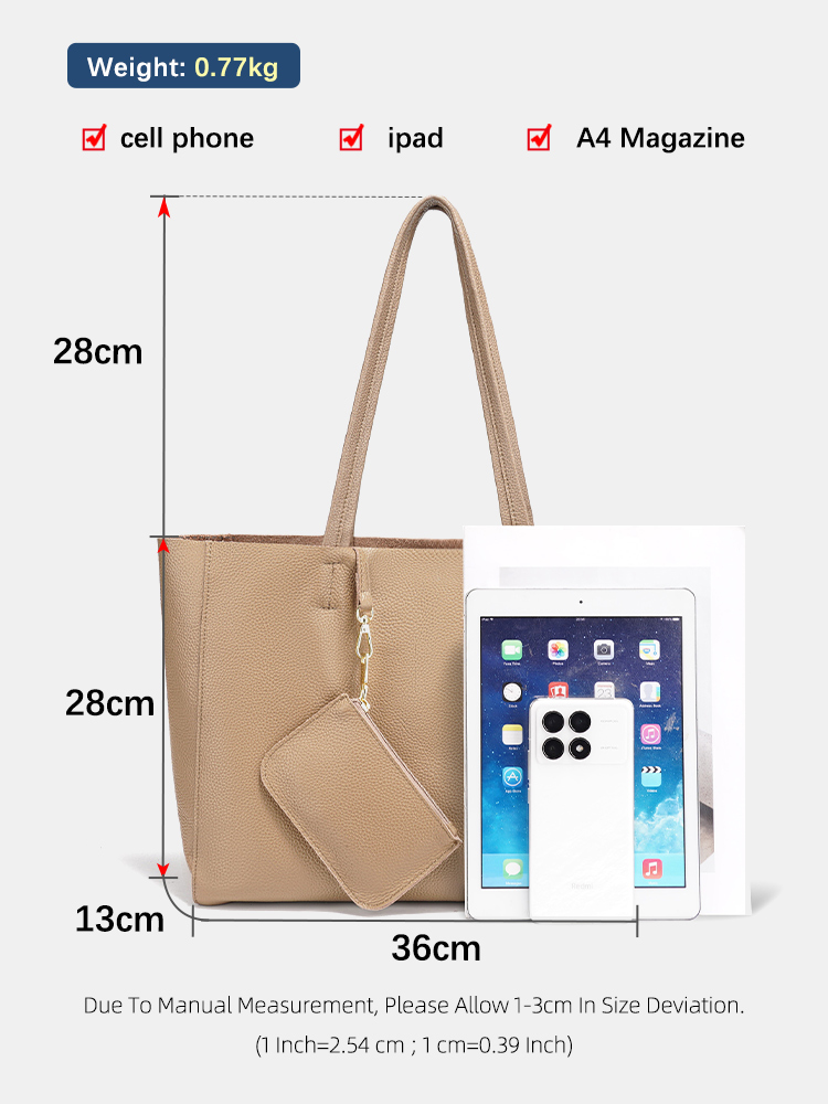 Zency Echt Lederen Grote Tote  - Travel Accessories Luxury recensie en prijs