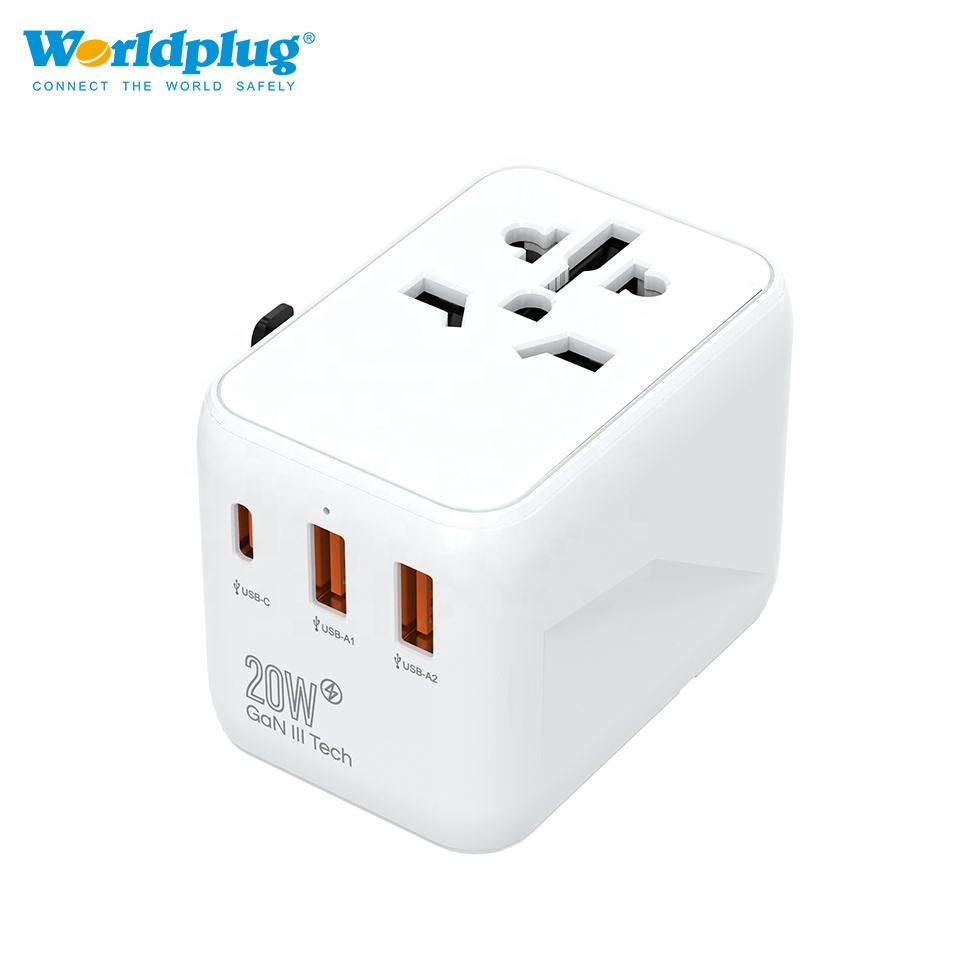 Type C GaN 20W oplader multi-p - Travel Plug Type C recensie en prijs