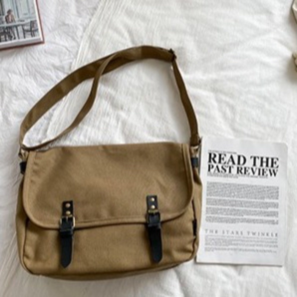 Vintage schoudertas in koppels - Travel Accessories In Japan recensie en prijs