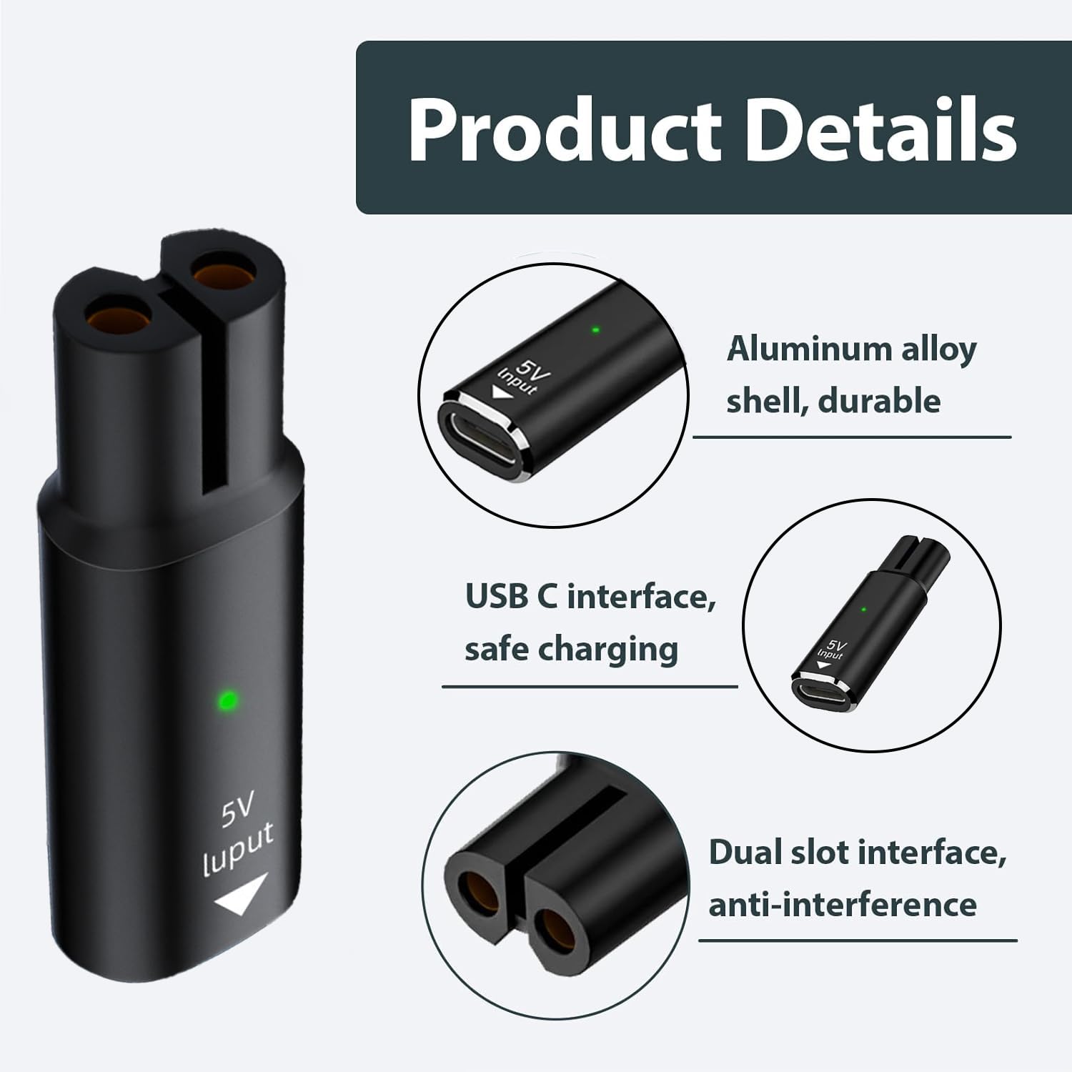 5V 15V USB Type C Oplaadadapte - Travel Plug Type C recensie en prijs