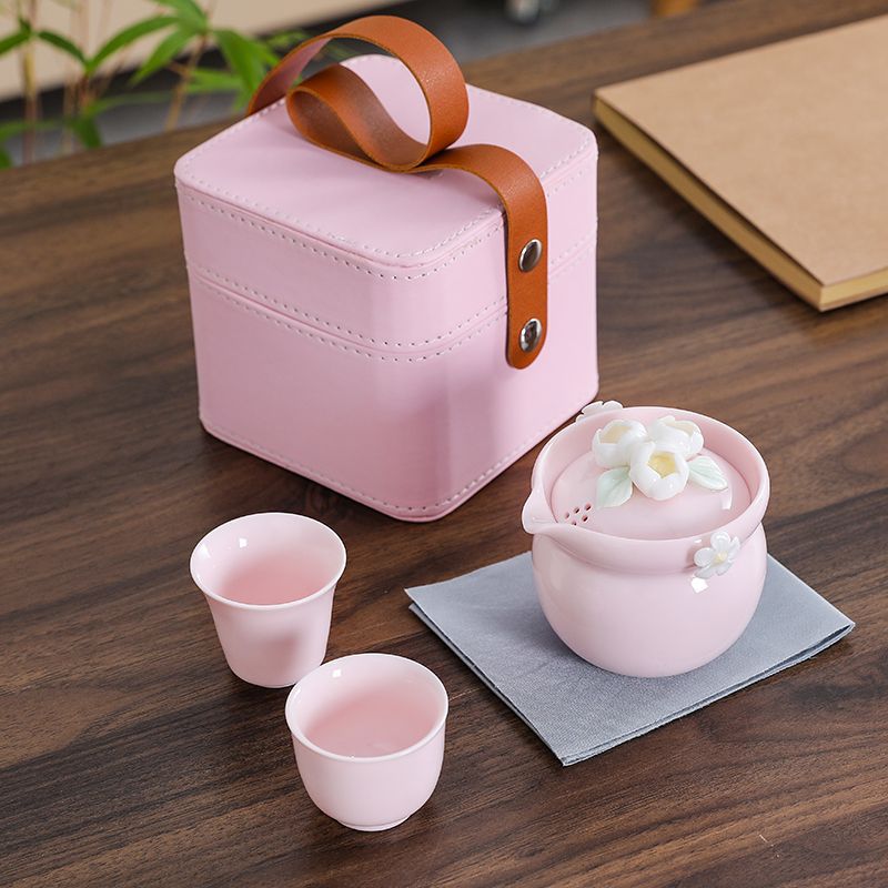 Handgemaakt roze bloemen keram - Portable Travel Kettle recensie en prijs