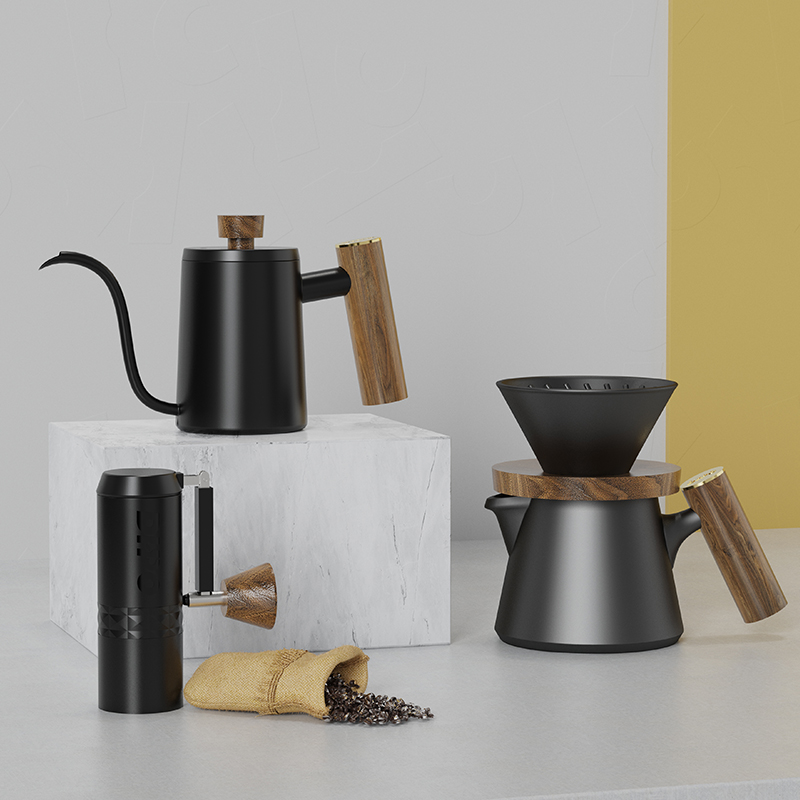 DHPO Luxe koffieset met dubbel - Portable Travel Kettle recensie en prijs
