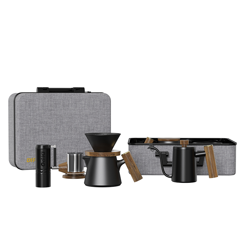 DHPO Luxe koffieset met dubbel - Portable Travel Kettle recensie en prijs